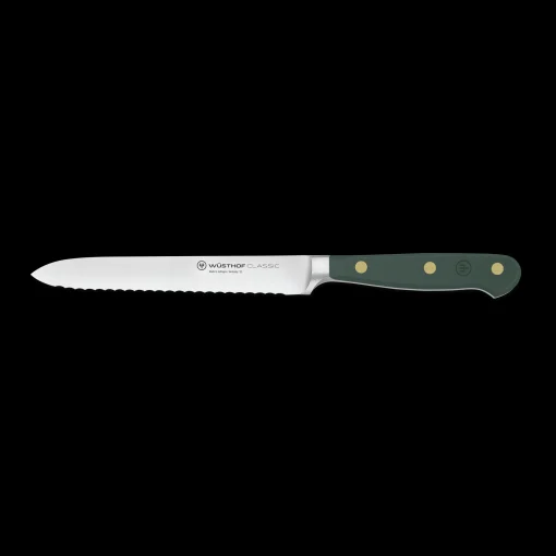 Wüsthof Utility Knives>Classic 5" Serrated Utility Knife