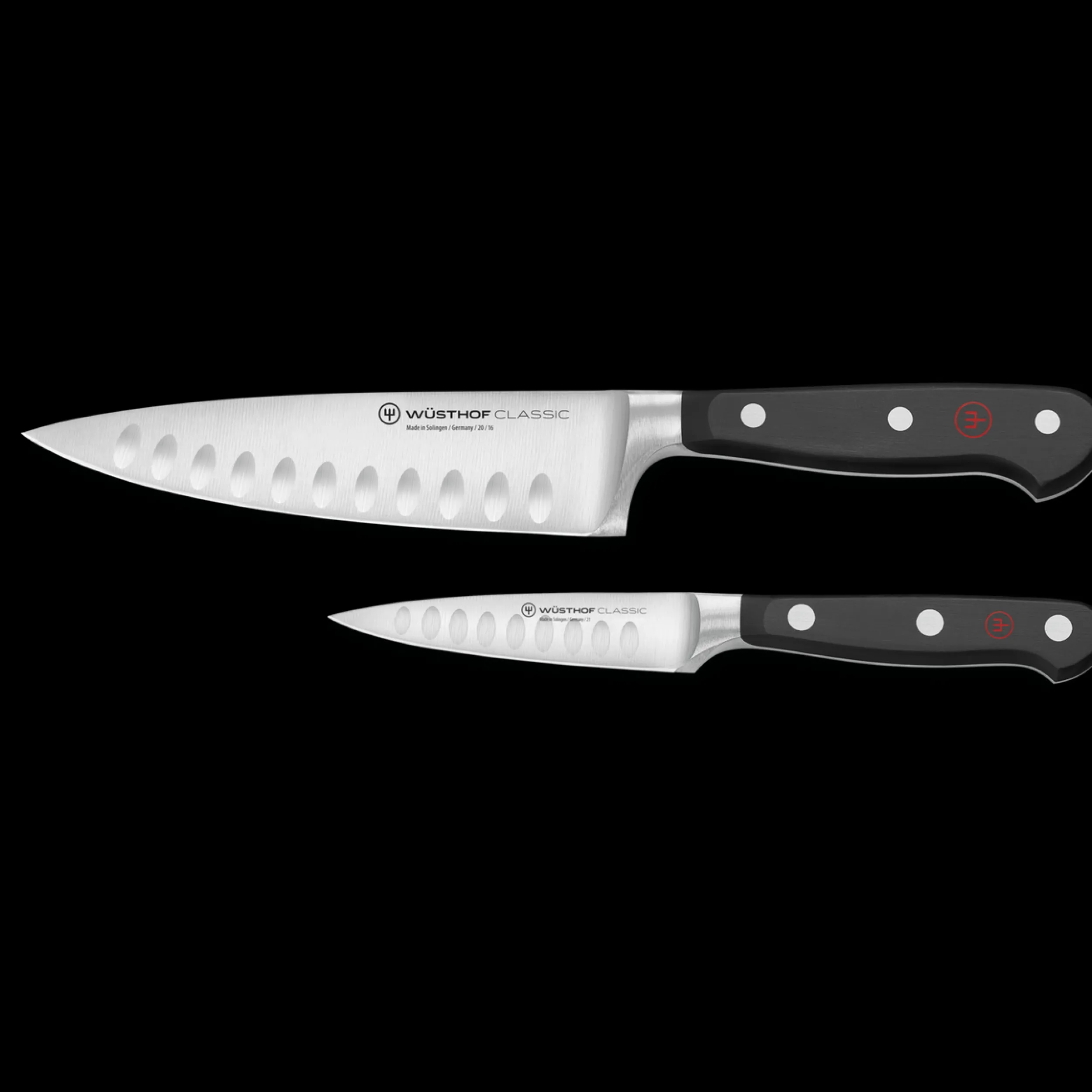 Wüsthof Knife Sets>Classic 2-Piece Hollow Edge Chef's Knife Set