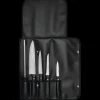 Wüsthof Block Sets>Gourmet 6-Piece Chef's Starter Knife Set