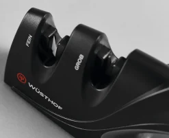 Wüsthof Sharpening></noscript>Two-Stage Hand-Held Knife Sharpener